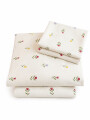 JUEGO SABANAS ESTAMPADAS 2 PLAZAS CRUDO