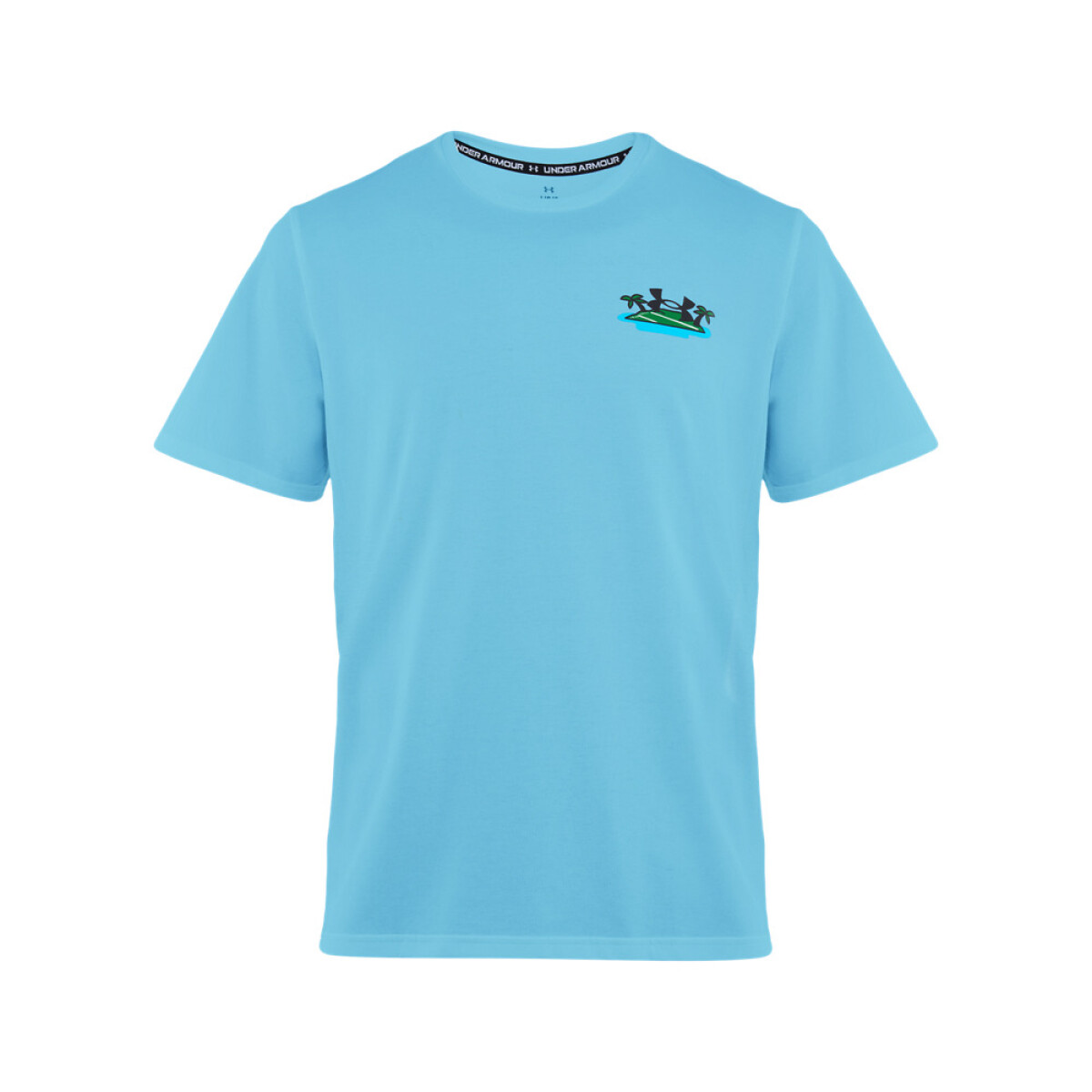 UA M 60/40S FTBL VACATION SS-BLU - BLU-494 