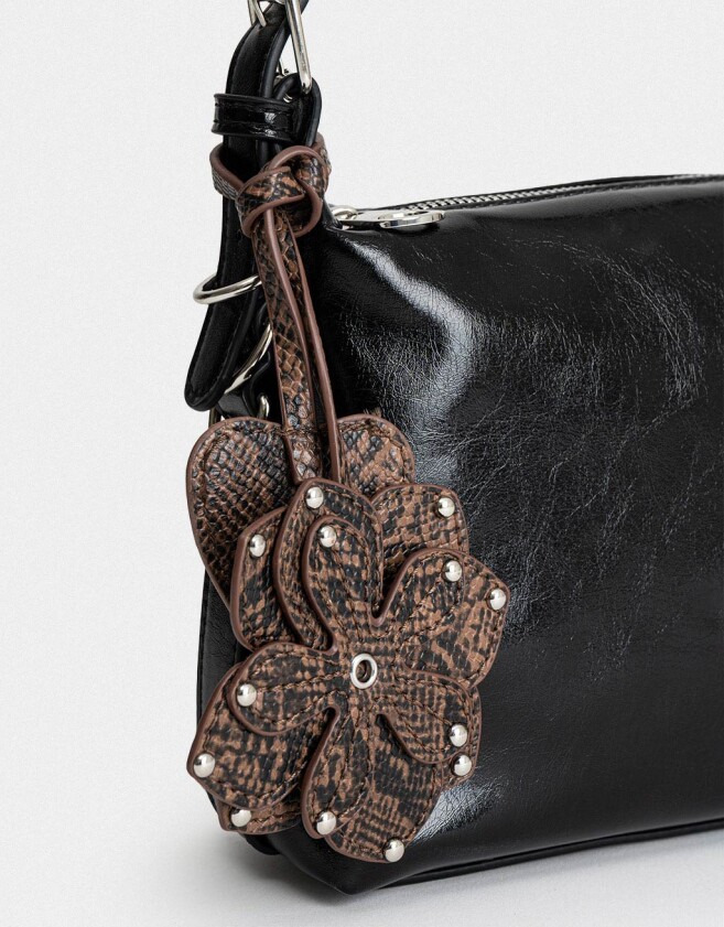 Bandoleras Bandolera Con Charm - Negro