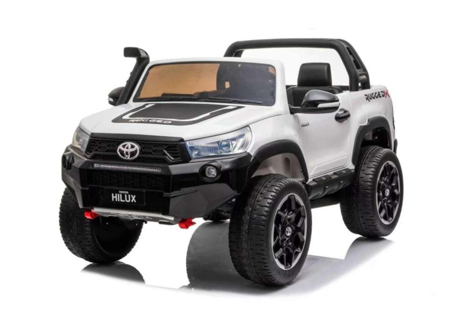Camioneta Infantil A Bateria Toyota Hilux - Blanco 