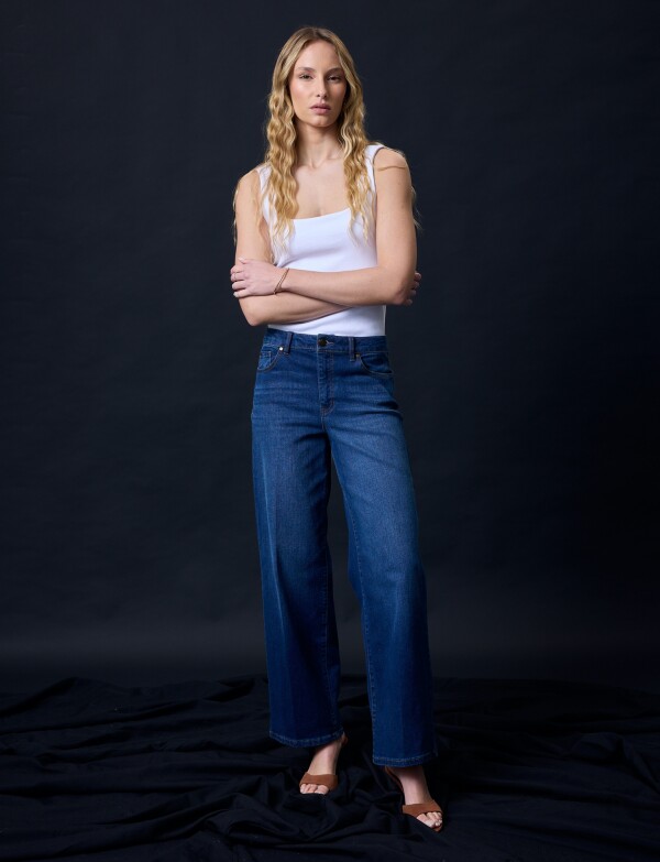 Jean Wide Leg JEAN OSCURO