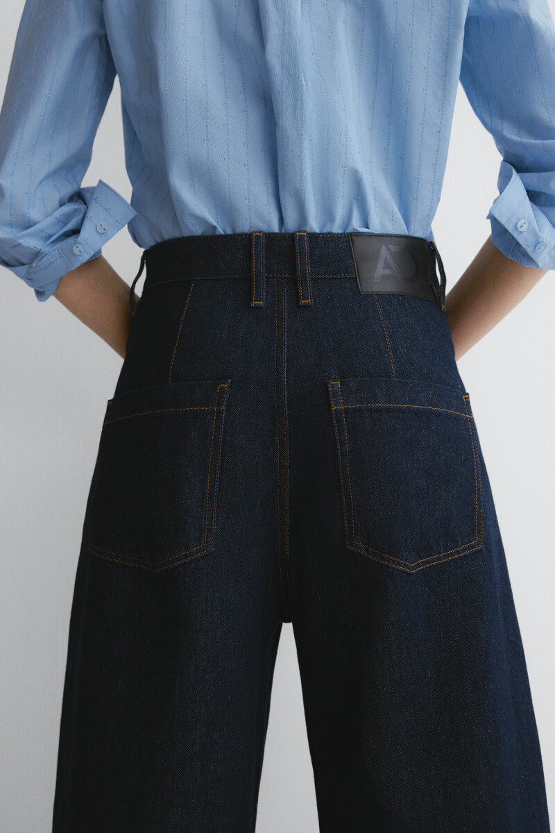 PANTALÓN BARREL Azul