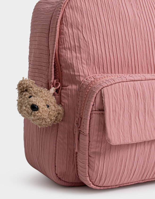 Mochilas y Carteras Infantiles Mochila Infantil Con Charm - Rosa Claro