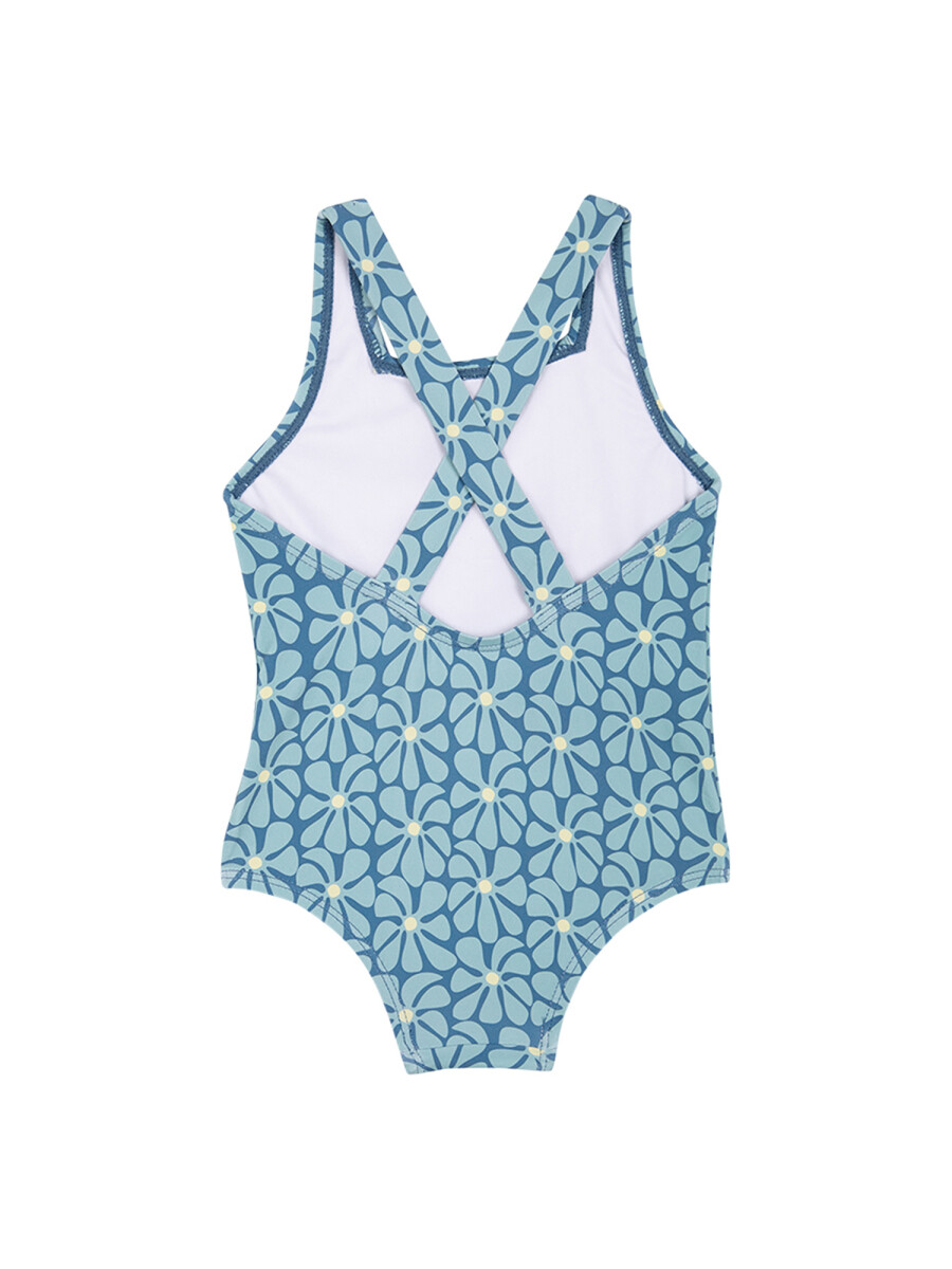 Bañador Estampado Retro Piedra