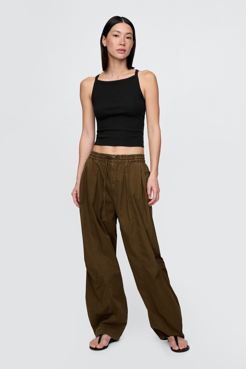 Musculosa Algodón Rib Mujer Black