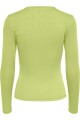 Polera Allie Corte Hombro Celery Green