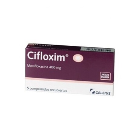 Cifloxim 400mg 5 Comprimidos Cifloxim 400mg 5 Comprimidos