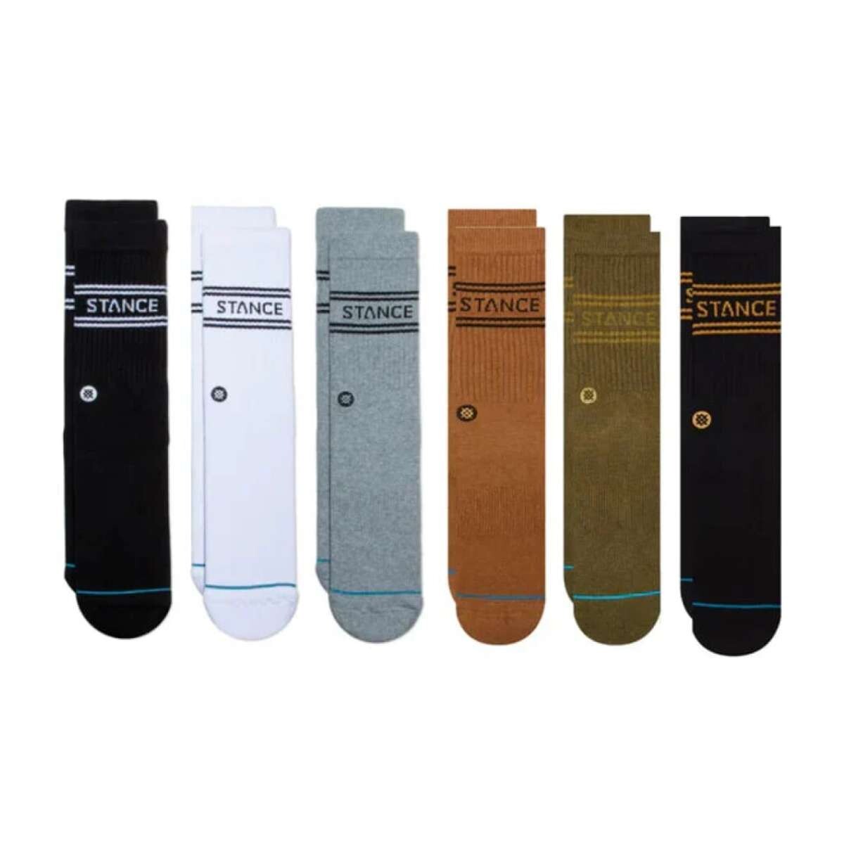 Medias Stance Basic 6 Pack - 6 Pack 
