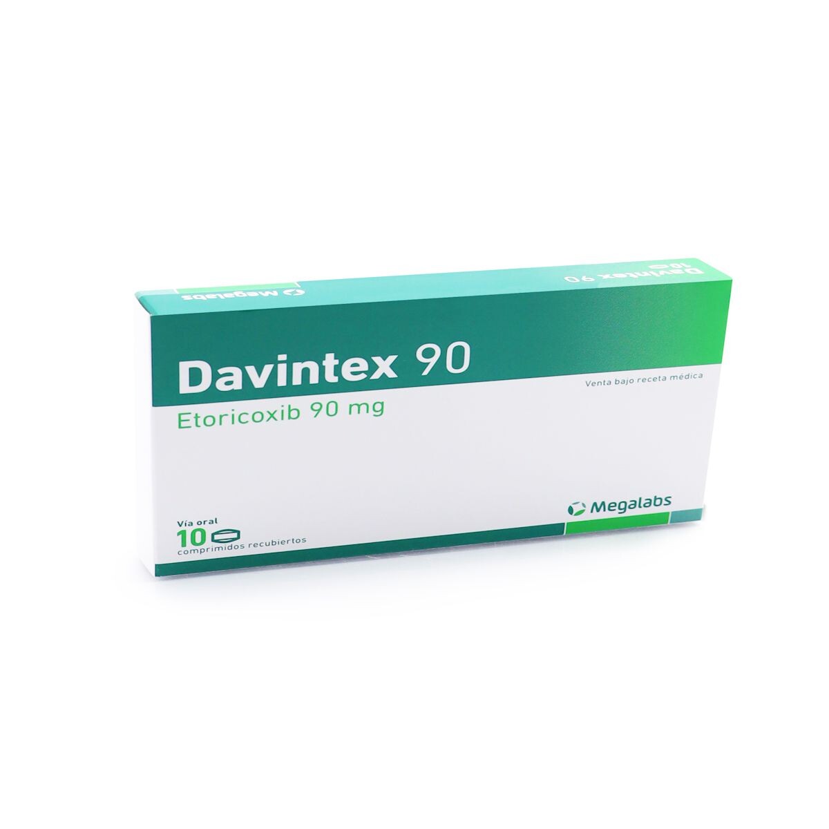 DAVINTEX 90 MG. CJ X 10 COMP. REC. 