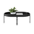 MESA RATONA DE CENTRO MODELO MÓNACO NEGRO Mesa Ratona De Centro Modelo Mónaco Negro