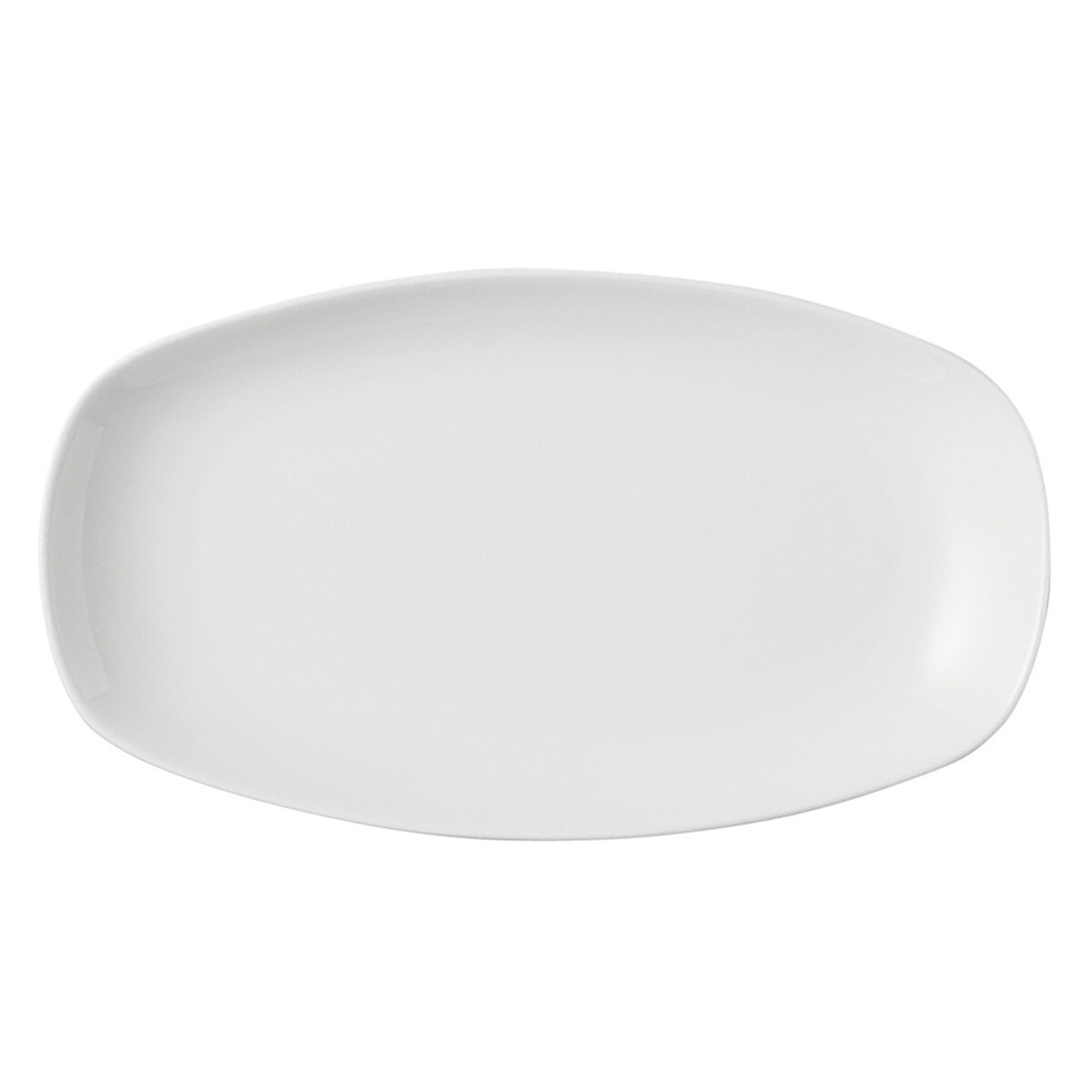 PLATO OVAL - PORCELANA BLANCO 35CM 
