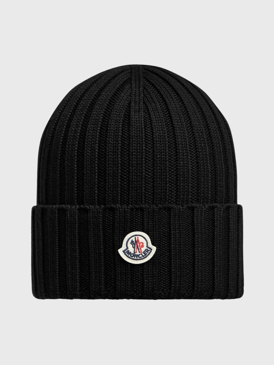 MONCLER - GORRO DE LANA Negro