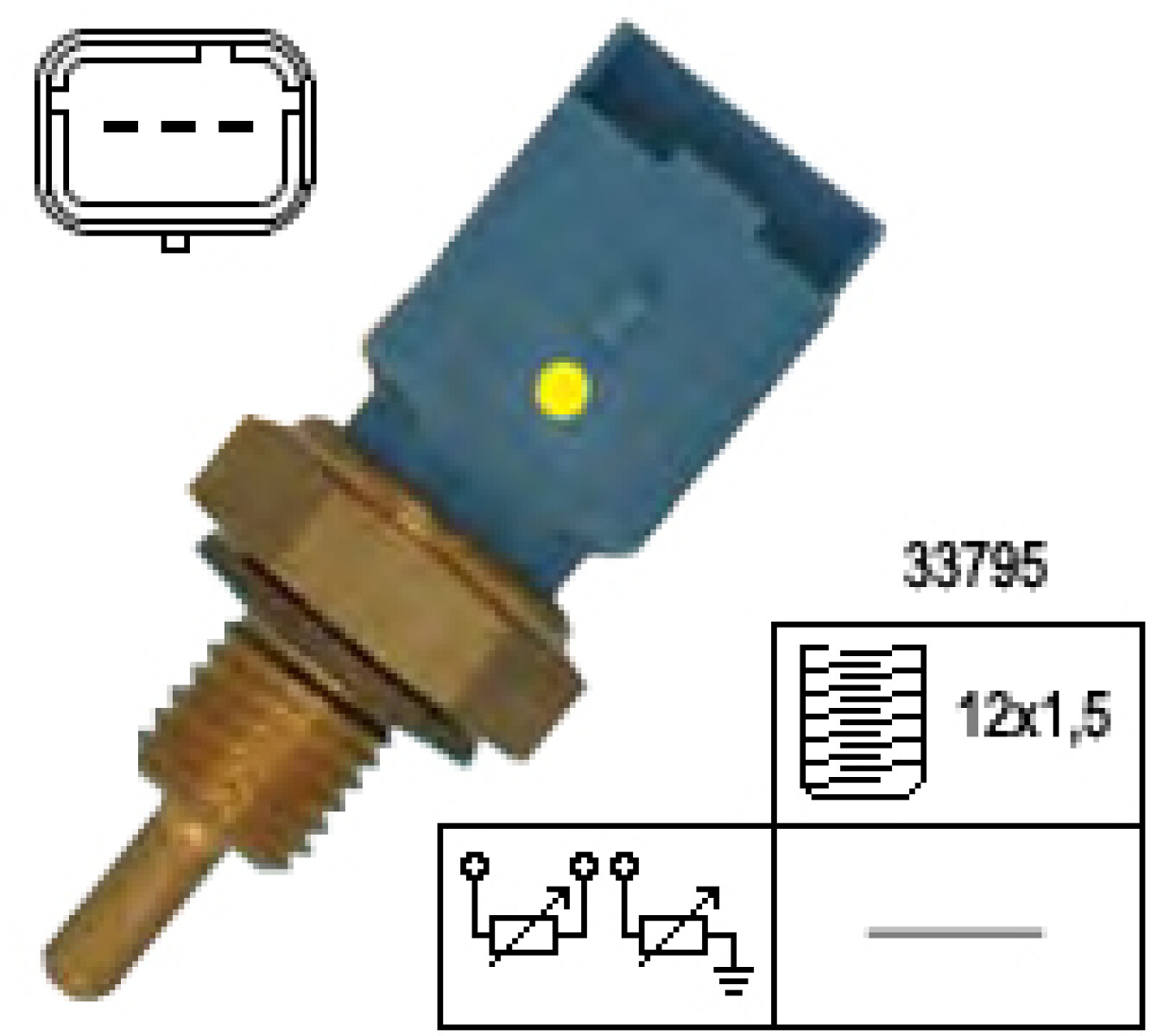 BULBO INTERRUPTOR - SENSOR TEMP.PEUG.206 306-BERLINGO SAXO 3RHO 