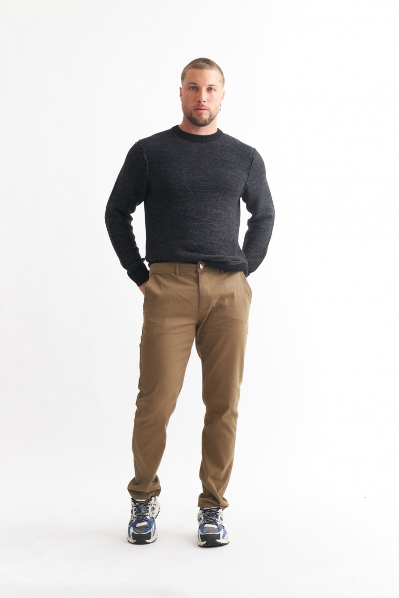 Pantalón recto - Verde oliva 