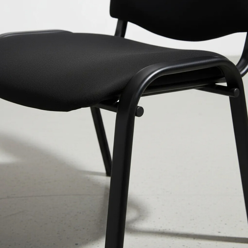 Silla fija de escritorio o sala de espera M504 Negra Silla Fija De Escritorio O Sala De Espera M504 Negra