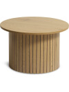 Mesa de centro SPODSBJERG Ø67 color roble Mesa de centro SPODSBJERG Ø67 color roble
