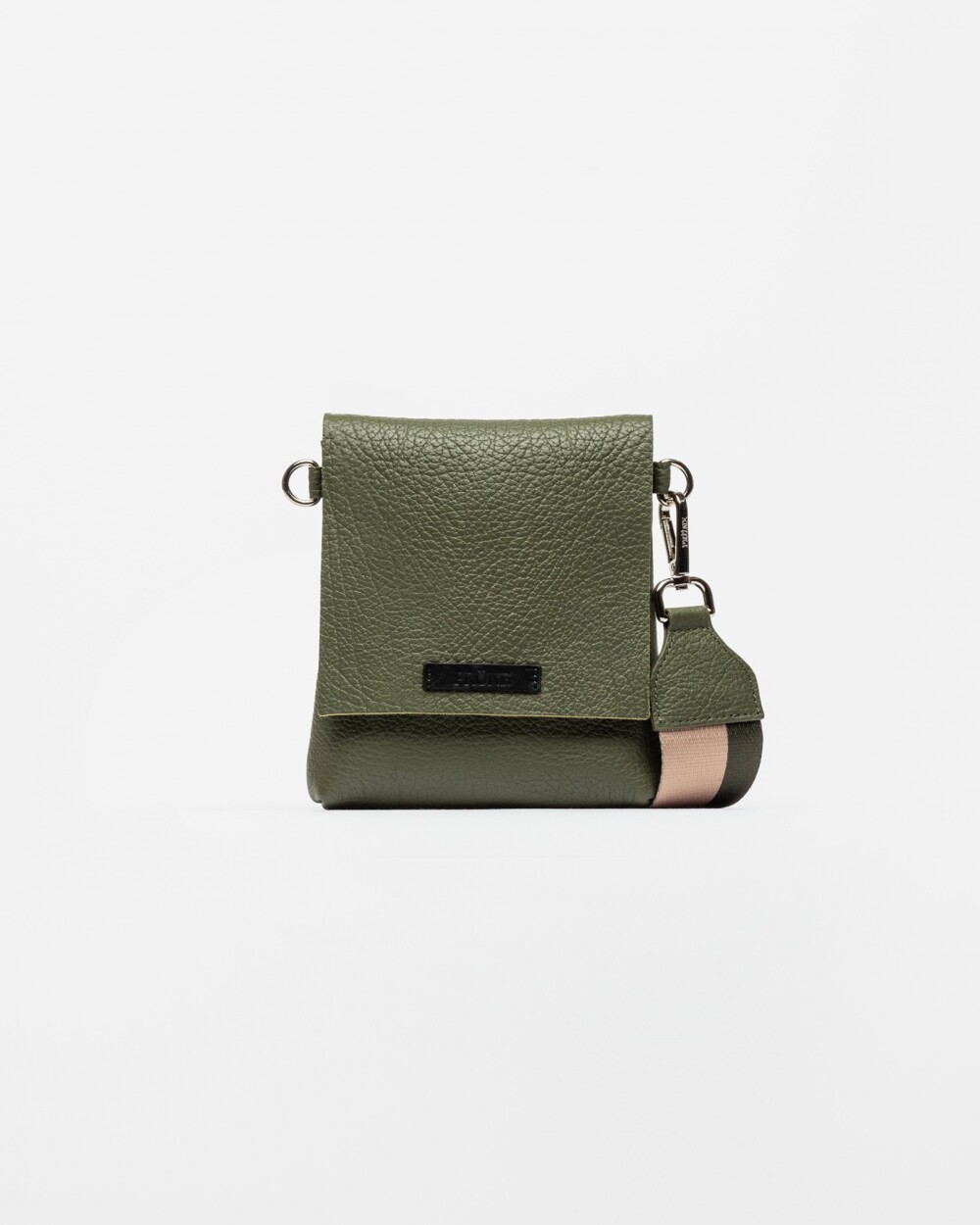 Mini Bag Olivia En Cuero Graneado Verde