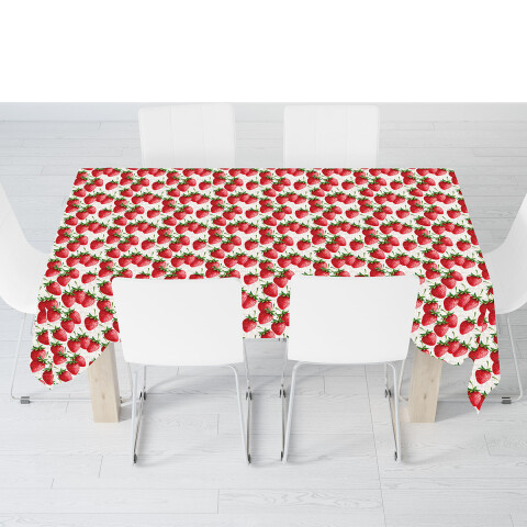 Mantel Waterproof Home Class 140 x 260 cm 3672 FRUTILLAS