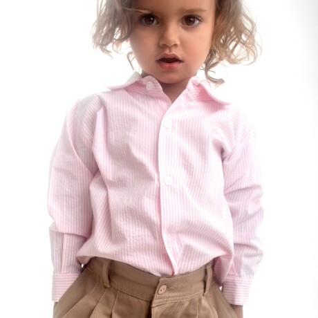 Camisa de Niño/a a rayas rosa