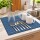 Tapete Escurridor Absorbente de Microfibra para Vajilla 40 x 48 cm Azul