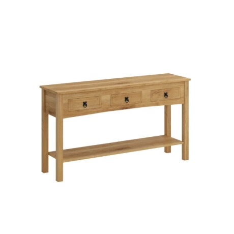 Consola Despojador Miel 3 Cajones Linea Rustica Consola Despojador Miel 3 Cajones Linea Rustica