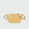 Longchamp -Cartera cruzada de cuero, Le pliage Xtra Amarillo Pastel