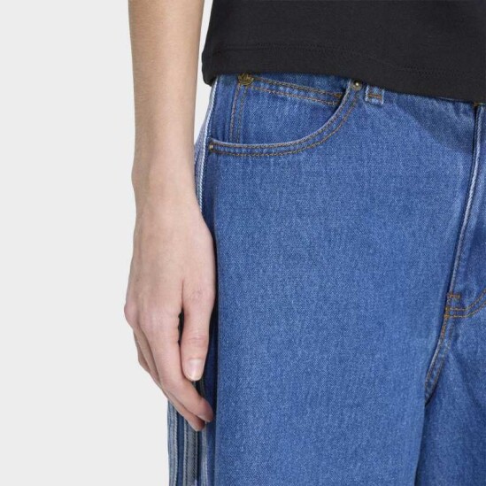Short Adidas Firebird Denim Azul