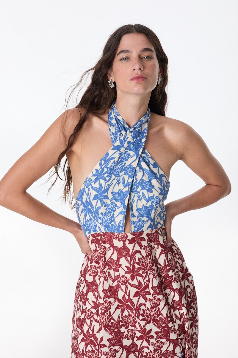 Vestido Lotus Estampa Flores