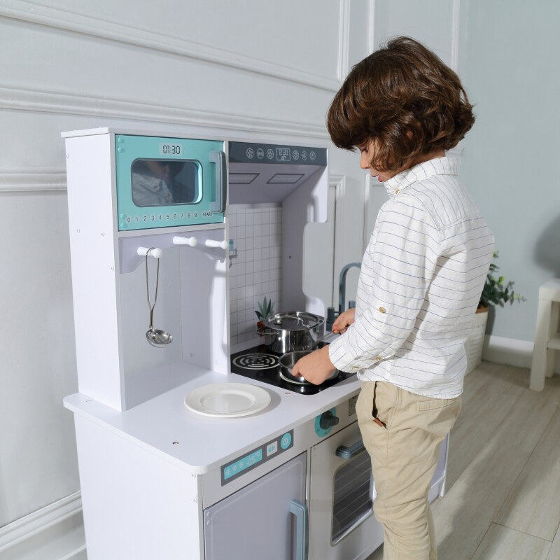 Cocina Infantil de Madera Grande XXL – Con Horno, Micro y Heladera Cocina Infantil de Madera Grande XXL – Con Horno, Micro y Heladera