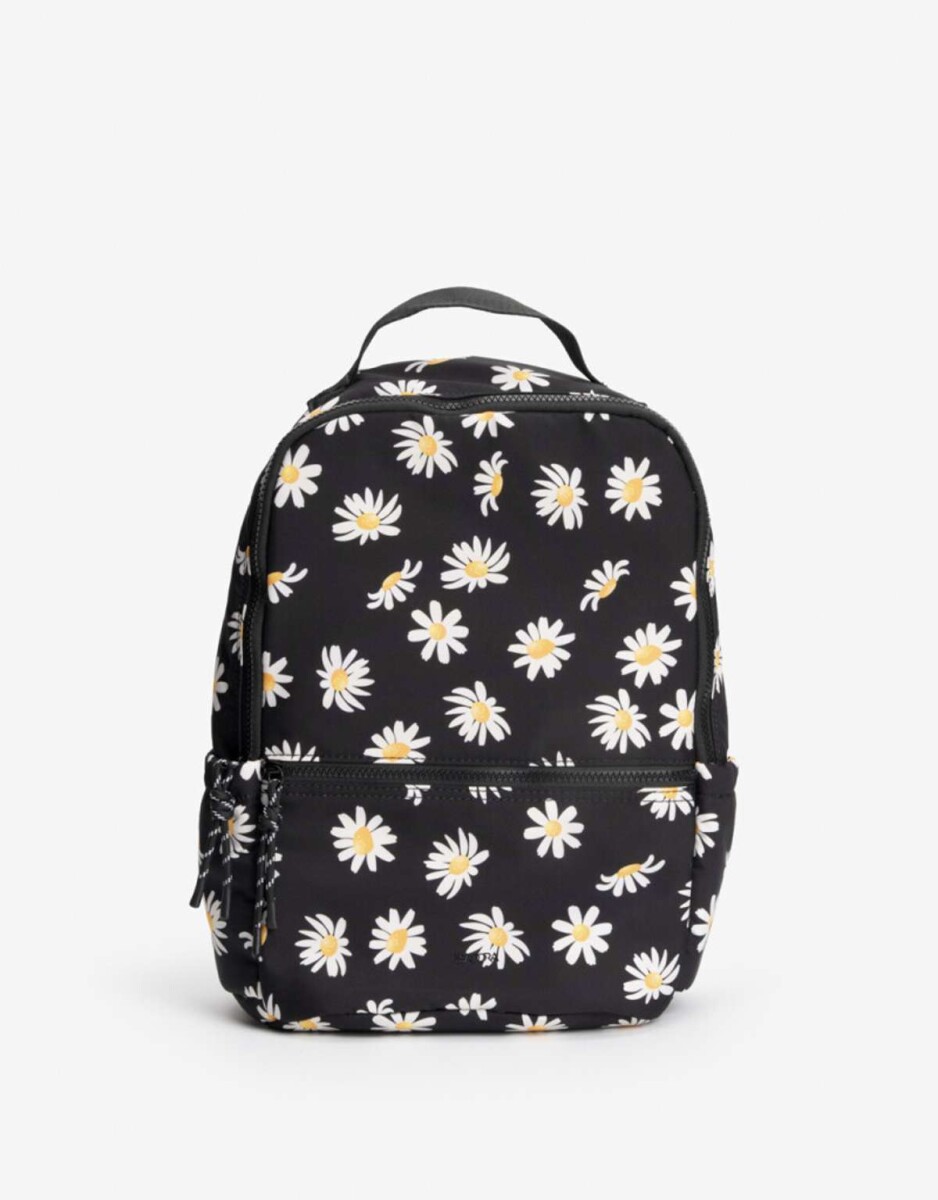 Mochilas Urbanas Nylon - Estampado flores 