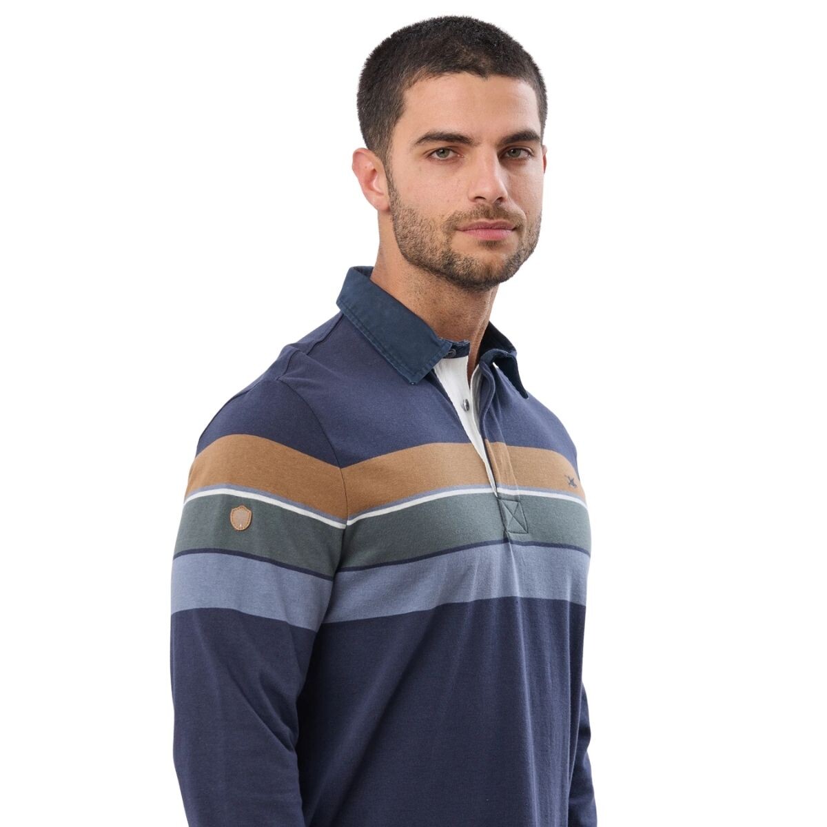 REMERA POLO XS-XXL - AZUL 