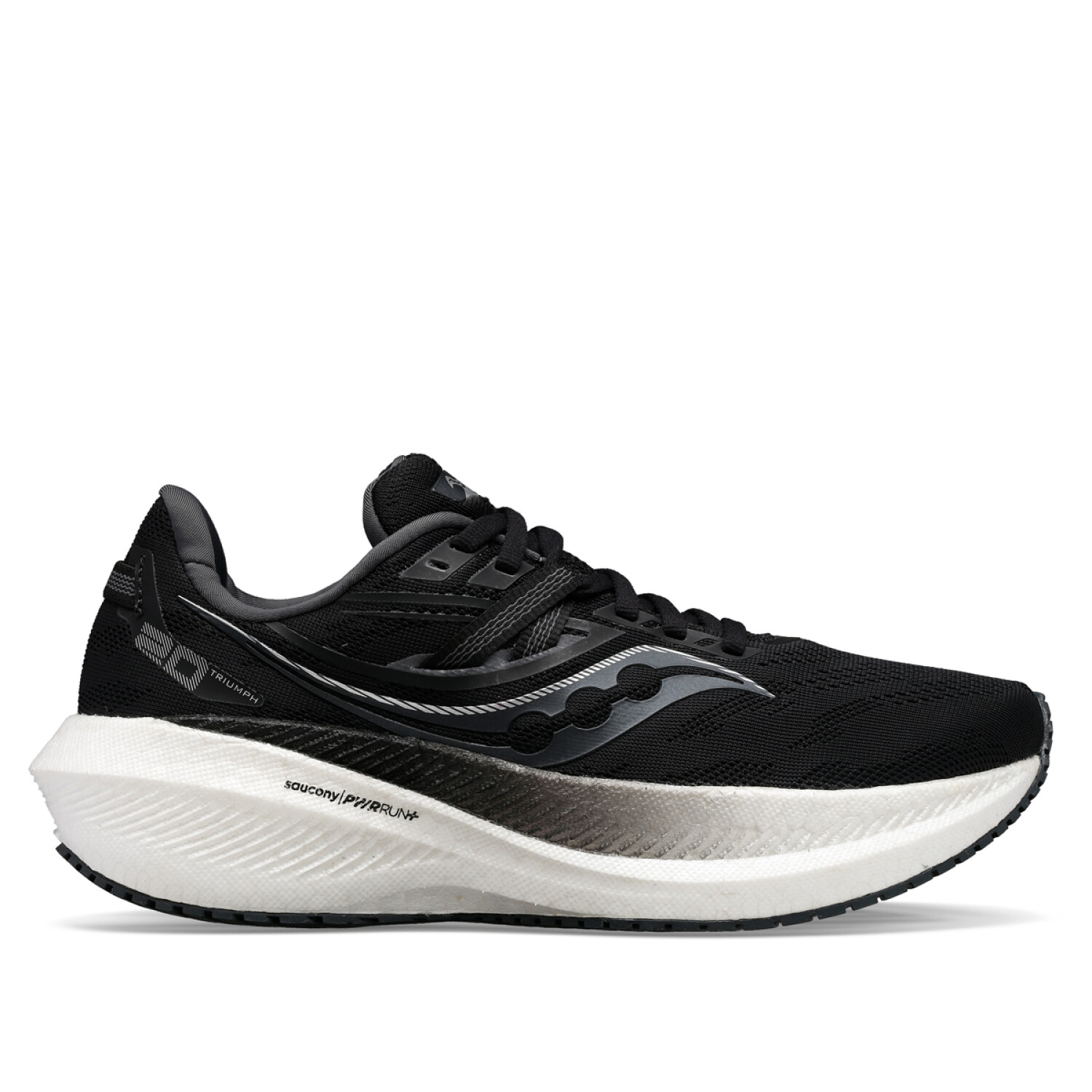 Championes Saucony de dama TRIUMPH 20 S1075910 BLACK WHITE Sportmarket