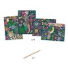Set x4 láminas para raspar Rococo