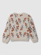 Jersey Con Detalles En Intarsia Gris Medio Melange