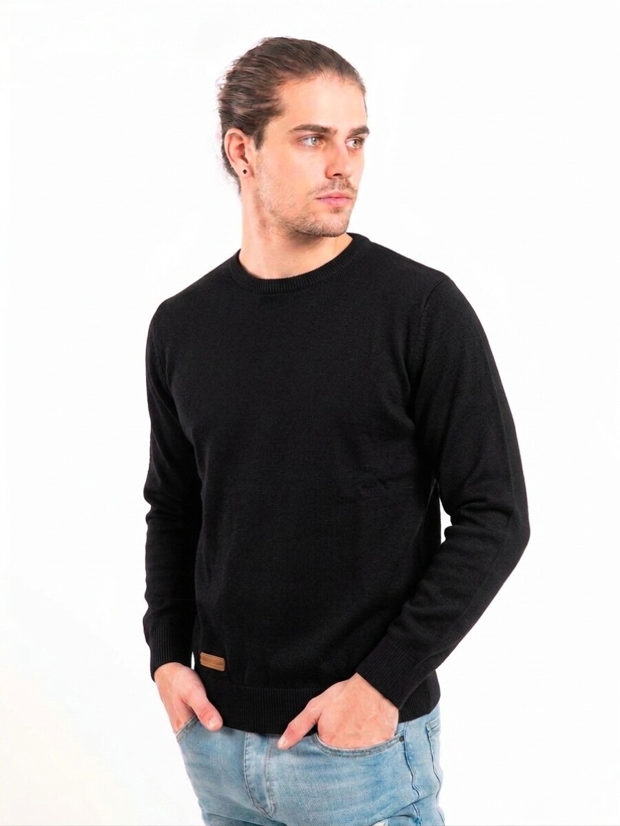 Sweater Algodon Premium - Black 