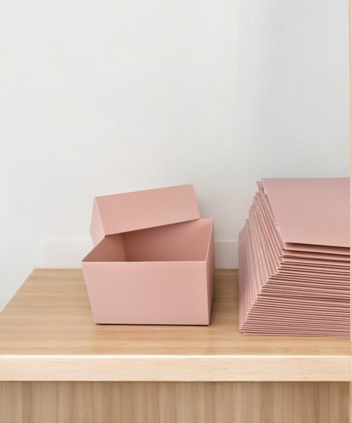 Pack x 20 unid - Caja 06 16X15X9 cm laminada NUDE
