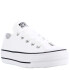 Championes Unisex Converse Plataforma Chuck Taylor Lift Blanco - Negro