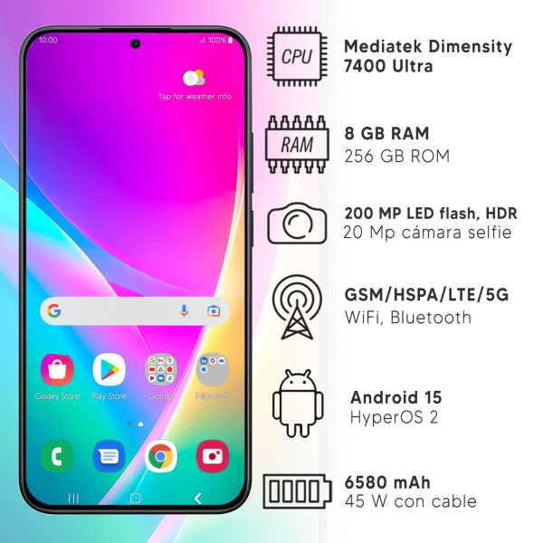 Xiaomi Note 15 Pro 8gb Ram 256gb 5g + Regalo PK XIAOMI NOTE 15 PRO 8/256 NEGRO + REGA