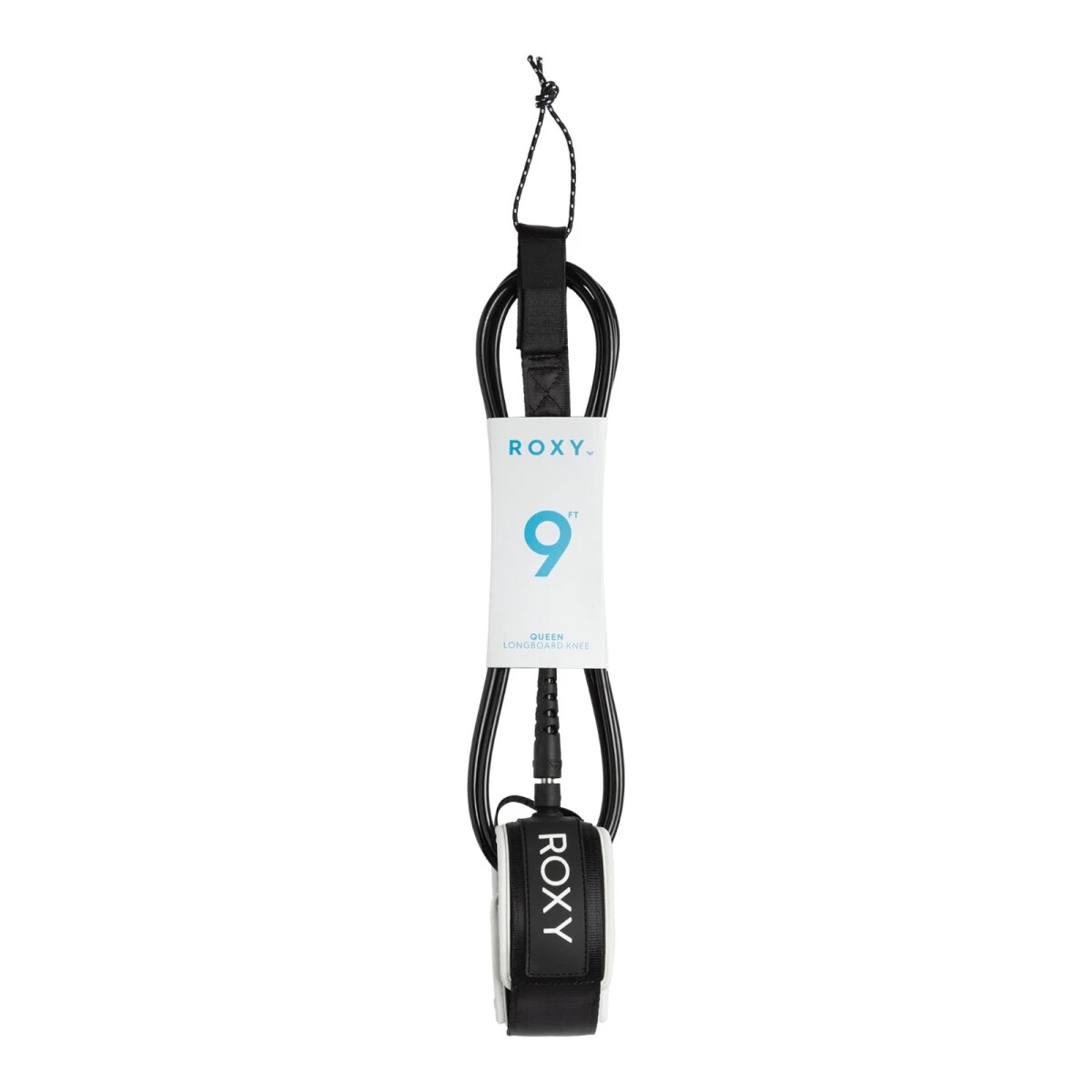 Leash - Roxy - Elite Line Up - 9.0 Longboard Queen - Rodilla - Negro/Blanco 