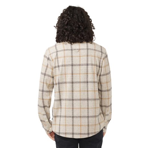 Camisa Rip Curl Grid - Beige Camisa Rip Curl Grid - Beige