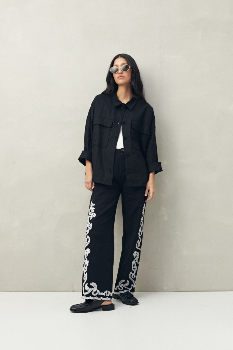 CHAQUETA RILEY Negro