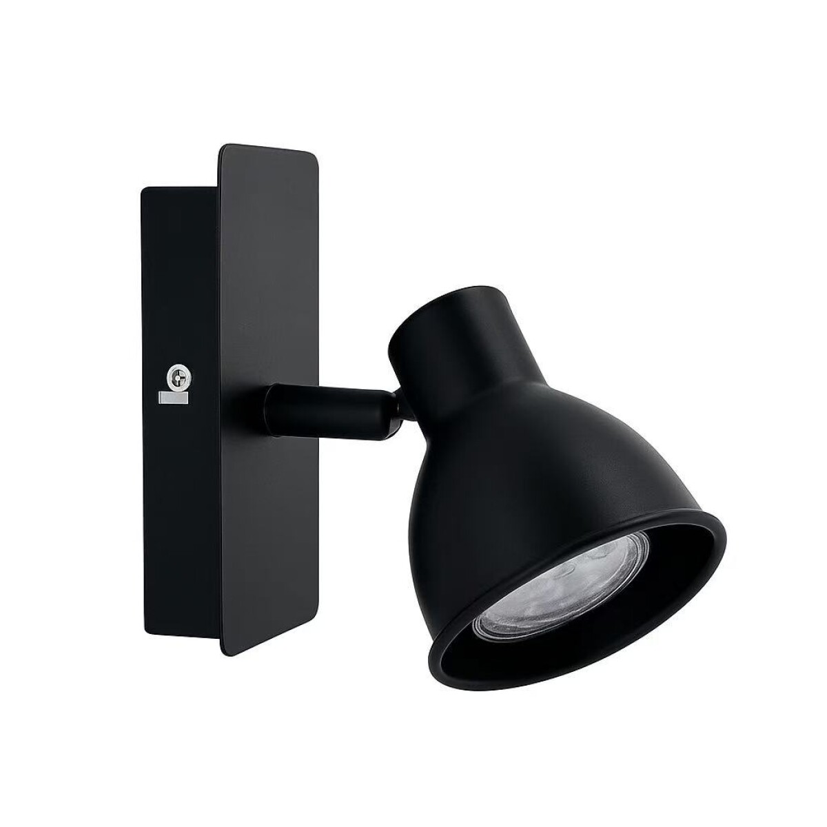 Spot Orientable Para Adosar En Techo O Pared 1 Luz - Negro 