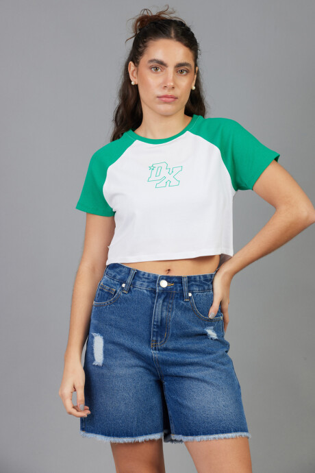 T-SHIRT FAY DIXIE Verde