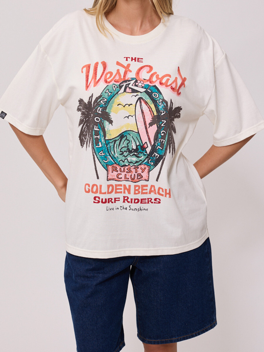 T-SHIRT VAIBE RUSTY - Crudo 