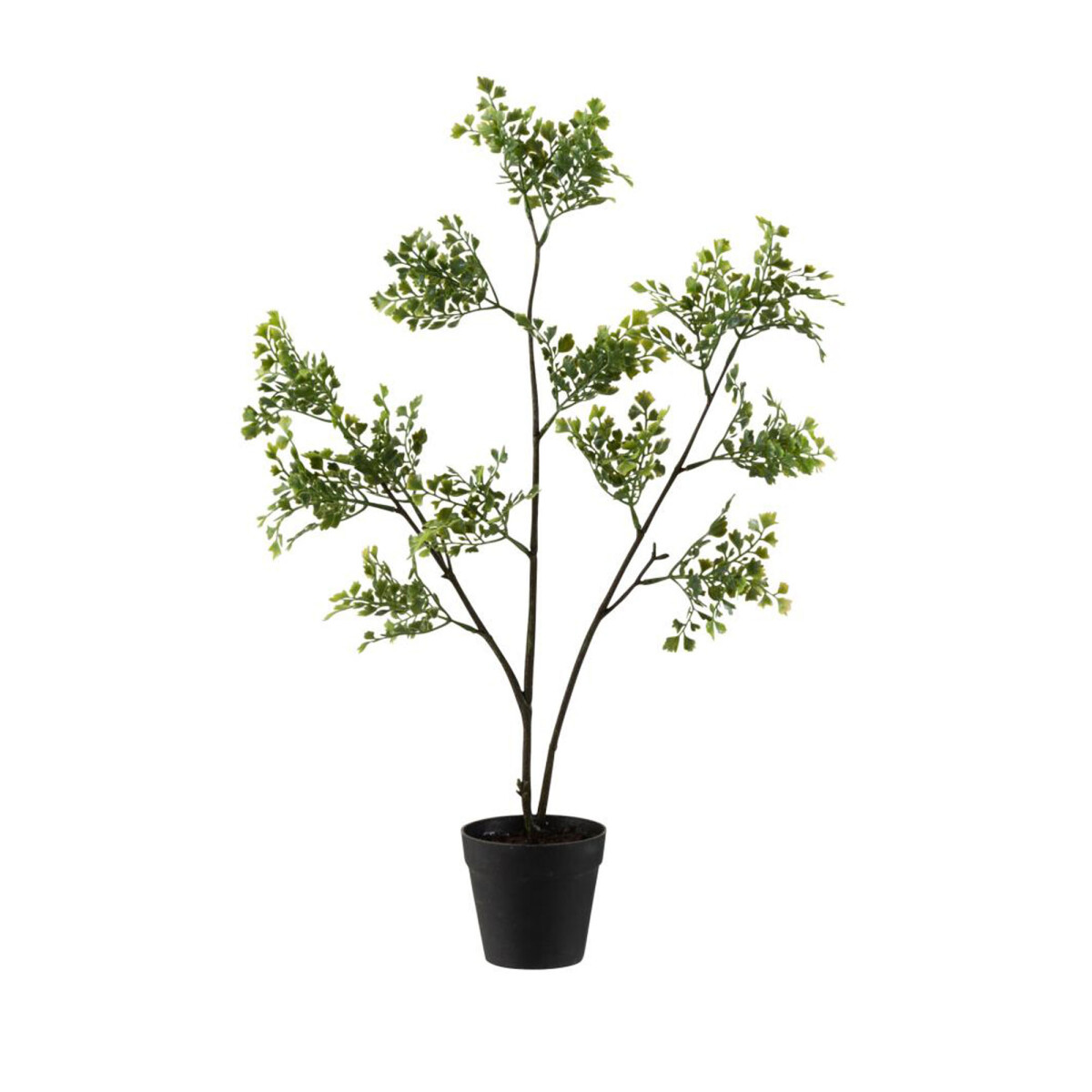 HELECHO - EN MACETA NEGRO PLANTA ARTIFICIAL 2567 
