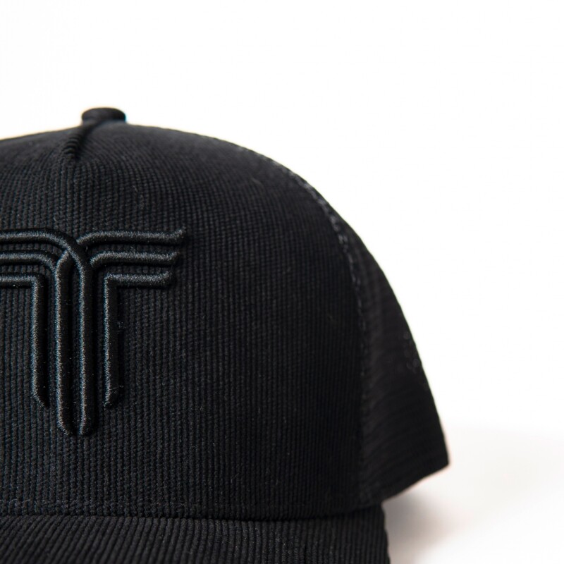 Gorra Tiffosi Corderoy Unisex Negro