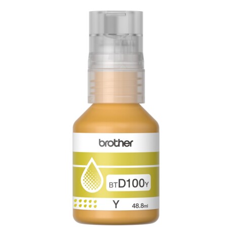 Botella Tinta Brother BTD100Y Amarilla 001