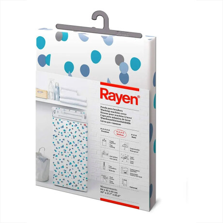 Funda Para Lavarropa Secarropa Medium Rayen Carga Superior Blanco