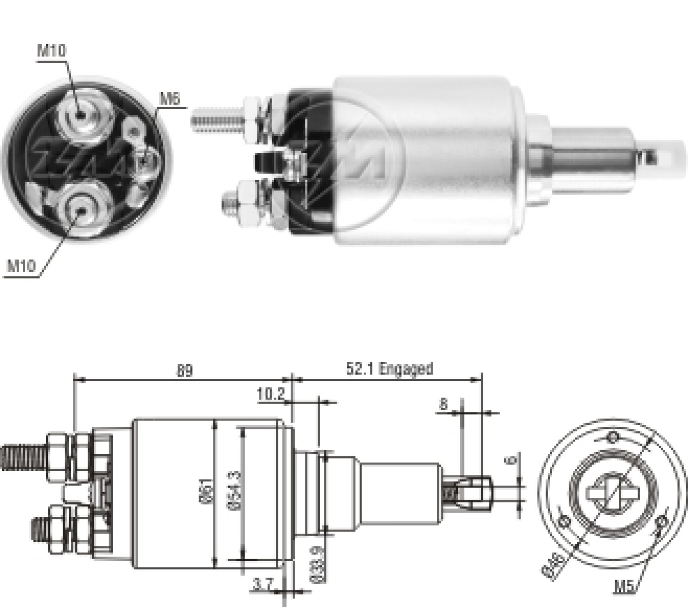 AUTOMATICO DE ARRANQUE - DAF TRUCKS ZAV BOSCH ZM 