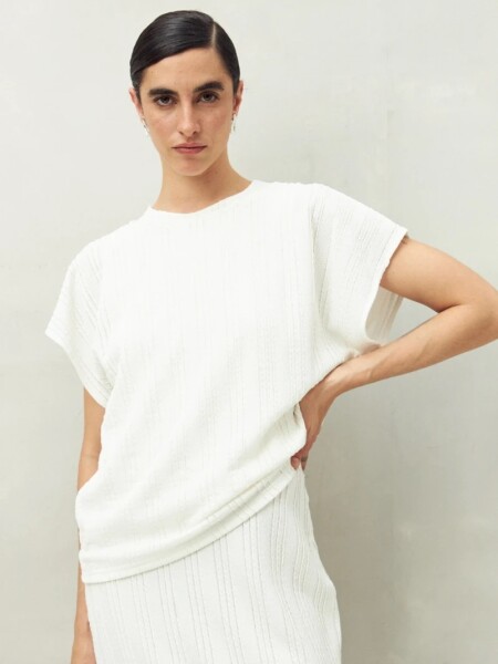 BLUZA D.CASSIN LUNA BLANCO